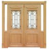 Portal Duplo de Abrir Madeira Maciça Cedro Arana Realeza Com Grade 020 Casmavi - 2.15 (A) X 1.83 (L) - 1
