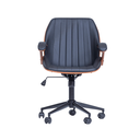 Ver imagem 5 de Cadeira de Escritório Ergonômica Giratória Diretor Executiva Couro Saragoça Office Preta