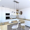 Ver imagem 7 de Pendente Luminária Teto Industrial Inox Infinity Triplo Fs