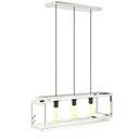 Ver imagem 1 de Pendente Luminária Teto Industrial Inox Infinity Triplo Fs