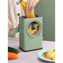 Ver imagem 4 de Multiprocessador Manual Faitador Moedor Alimentos Cortador Ralador 3 em 1 Legumes Triturador