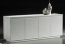 Ver imagem 1 de Buffet Agata Laca Branco Brilho 2,40 Mt - 32405