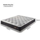 Ver imagem 3 de Colchão King Size 193x203x30cm com Molas Ensacadas Denver Preto