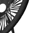 Ver imagem 4 de Cadeira Acapulco Jardim em Corda Naútica Base Alumínio - Preta