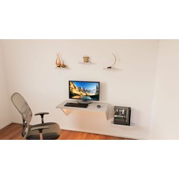 Mesa De Computador Status - suspensa para estudo - Escritório - 2