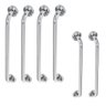 Alça de Apoio Barra Inox Kit 6 Unidades 70cm 80cm Suporte Gestante Idoso Criança Corrimao Casa Banhe - 1
