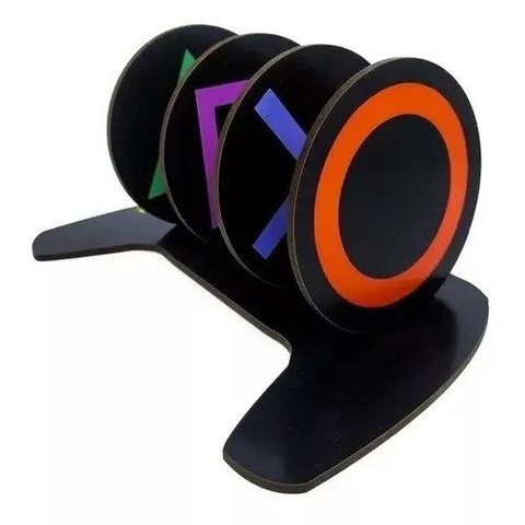 Porta Copo Bolachas Personalizados Com Suporte Gamer