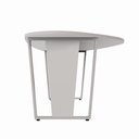 Ver imagem 3 de Mesa para Reunião Orgânica sem Gavetas MDP 183cm Cinza F5 Office