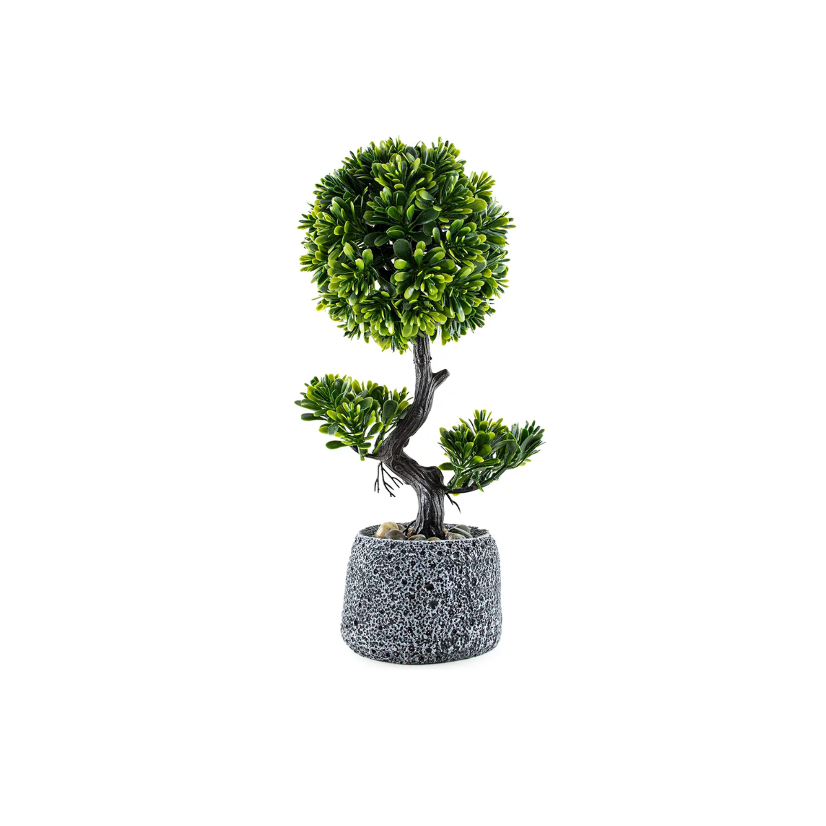 Vaso Bonsai com Árvore Artificial Realista Decorativo Resina