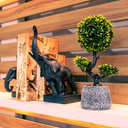 Ver imagem 4 de Vaso Bonsai com Árvore Artificial Realista Decorativo Resina