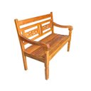 Ver imagem 1 de Banco namoradeira poltrona Banqueta De Jardim sala 2 Lugares Madeira Demolição - ENCOSTO FLORES
