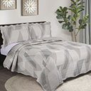 Ver imagem 1 de Colcha Cobre Leito King 3 Peças Dupla Face Estampada Camesa