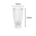 Ver imagem 2 de Vaso de Cristal Decorativo Geneva Wolff 13,5×27,5cm