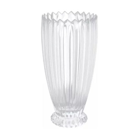 Vaso de Cristal Decorativo Geneva Wolff 13,5×27,5cm