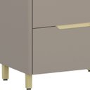 Ver imagem 5 de Balcão de Cozinha com Tampo 80cm 1 Porta Marina Cinammon L01 - Mpozenato