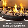 Cuisinart Lareira a Gás Propano Chimenea, 40.000 Btus, 31" X 48" - 9