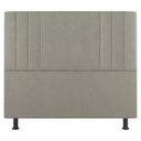 Ver imagem 5 de Kit Cabeceira E Baú Cama Box Casal 140Cm Sintético Bege