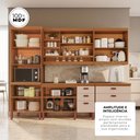 Ver imagem 6 de Cozinha Modulada Completa Móveis Home 100% MDF 10 Portas e 6 Gavetas