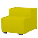 Ver imagem 5 de Escada Estofada 2 Degraus para Cachorro Gato e Maca de Estetica Suede Amarelo