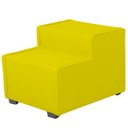Ver imagem 7 de Escada Estofada 2 Degraus para Cachorro Gato e Maca de Estetica Suede Amarelo