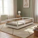 Ver imagem 1 de Cama Baixa Moderna Solteiro Lume - Mobibaby