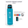 Squeeze Térmico Sport Fitness Azul 500 Ml Termopro - 6
