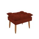 Ver mais imagens de Kit 02 Poltronas + Namoradeira + Puff Opala Balaqui Decor Terracota