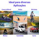 Ver imagem 3 de Bomba de Ar Portátil Inteligente Recarregável Automatico Digital, Calibrador Compressor de Ar de Enc