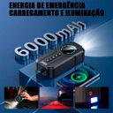 Ver imagem 2 de Bomba de Ar Portátil Inteligente Recarregável Automatico Digital, Calibrador Compressor de Ar de Enc