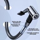 Ver mais imagens de Bomba de Ar Portátil Inteligente Recarregável Automatico Digital, Calibrador Compressor de Ar de Enc