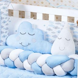 Kit Mini Berço 10 Peças - Algodão Estampado e Poliéster - 4