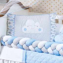 Kit Mini Berço 10 Peças - Algodão Estampado e Poliéster - 3