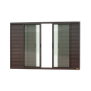 Ver imagem 1 de Veneziana Alumínio Confort 6F.120 x 200 V.Liso Marrom Corten Brimak