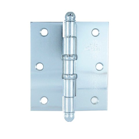 Dobradiça-aço-(e)-3.1/2-x-3-união-mundial 621804 - Cromado com Anel