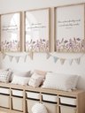 Ver imagem 1 de Kit 3 Quadros Decorativos Infantil Versiculos Biblicos Cristão No1