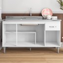 Ver imagem 5 de Balcão para Pia Gabriela 150 Cm 4 Portas Branco Flex Ajl