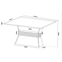 Ver imagem 3 de Conjunto Sala de Jantar Salton 1 Mesa 160cm com 6 Cadeiras Vênus Móveis