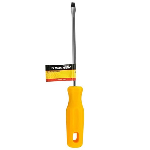 Chave de Fenda Ponta Imantada 3/16x6 Aço Carbono Profissional Thompson