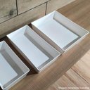 Ver mais imagens de 24 Travessas Tigelas Grandes de Plástico 4,8l para Buffet Restaurante Servir Uno Coza