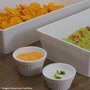 Ver imagem 7 de 24 Travessas Tigelas Grandes de Plástico 4,8l para Buffet Restaurante Servir Uno Coza