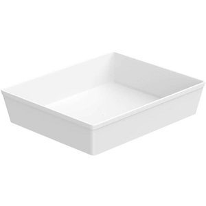 24 Travessas Tigelas Grandes de Plástico 4,8l para Buffet Restaurante Servir Uno Coza