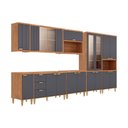 Ver imagem 2 de Kit Modulado 8 Peças Elena CZ542 Cinamomo/Titanium MGM