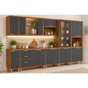Ver imagem 1 de Kit Modulado 8 Peças Elena CZ542 Cinamomo/Titanium MGM