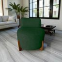 Ver imagem 7 de Poltrona Decorativa Mônaco Suede Verde