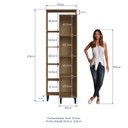 Ver imagem 4 de Paneleiro 2 Portas 5 Nichos 213x70cm Laura 