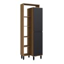 Ver imagem 2 de Paneleiro 2 Portas 5 Nichos 213x70cm Laura 