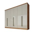 Ver imagem 3 de Guarda Roupa Casal 6 Portas 6 Gavetas Kratos Espresso Móveis