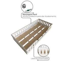 Cama Infantil Montessoriana Solteiro Cori Yescasa - 5