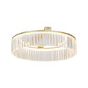 Ver imagem 1 de Plafon Taschibra Cassandra Led Bivolt Dourado 2700k Luz Amarela 15051100