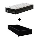 Ver imagem 1 de Cama Box Solteiro + Colchão Mola Ensacada Individual Probel Madrid Pillow Euro Solteiro
